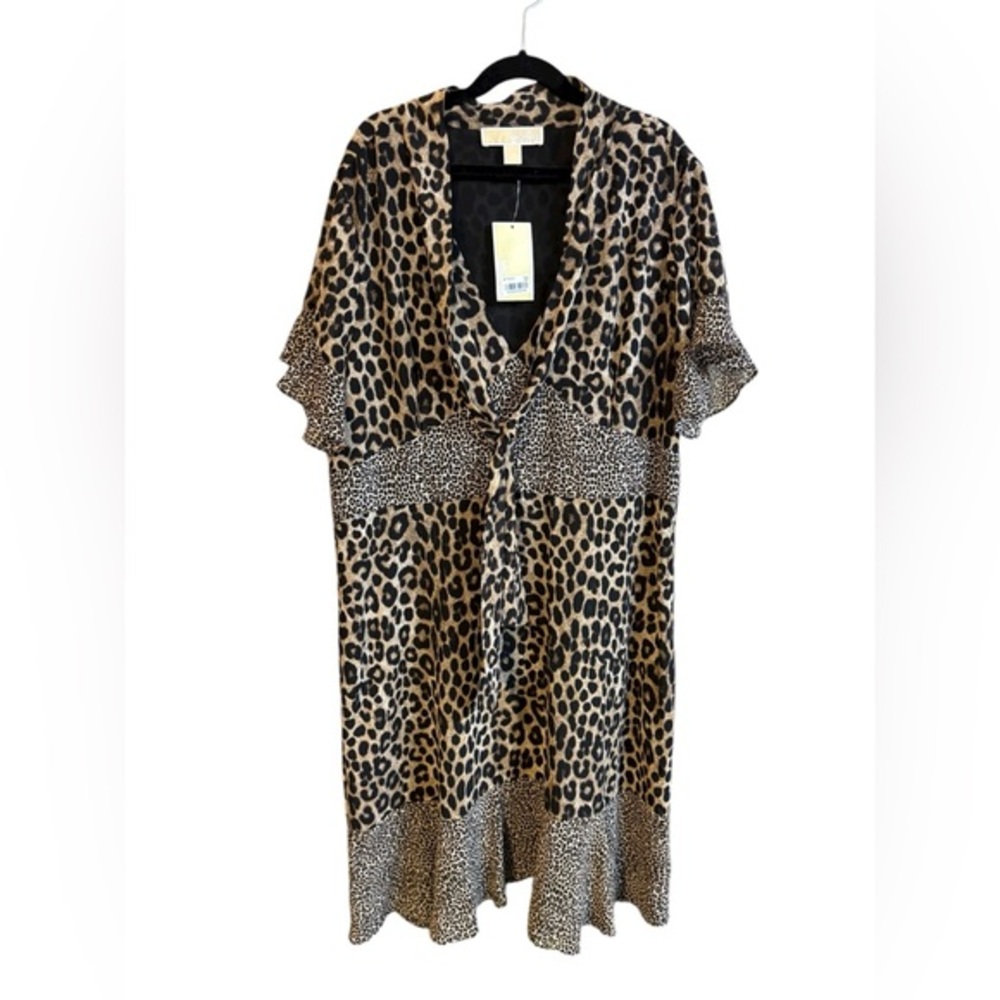 Michael Kors NWT Animal Print Dress Large
